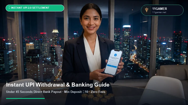 11GAMER Instant UPI Withdrawal & ₹10 INR Deposit Tutorial
